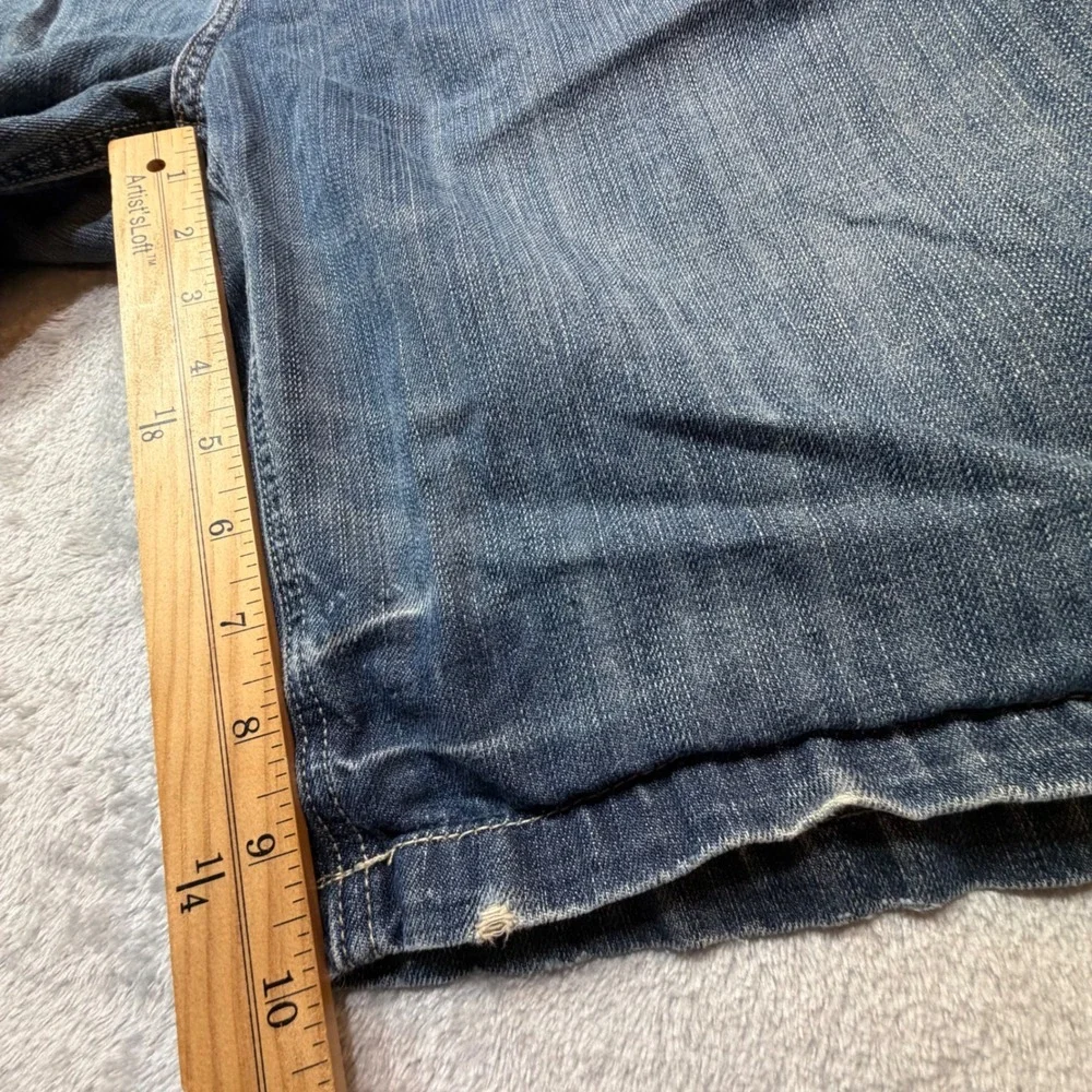 Vintage Selvedge Guess Jeans Denim Bermuda Shorts‎ 34 Blue 100% Cotton Y2K 2000s